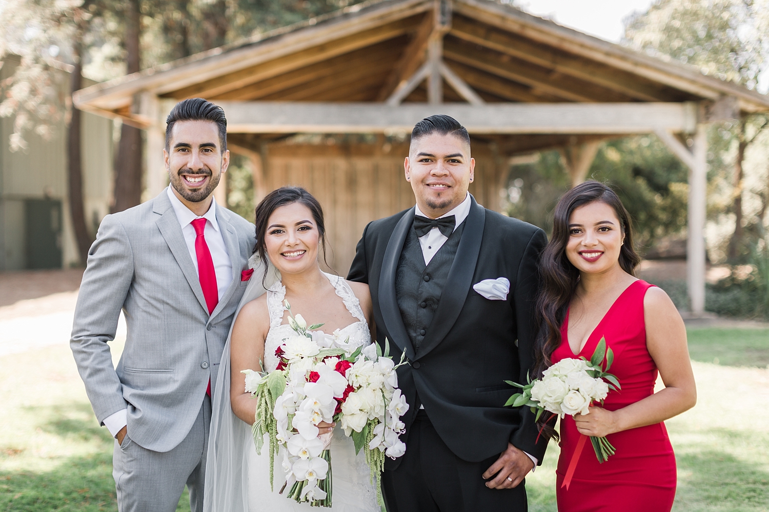 wedding party at Santa Cruz County Fairground